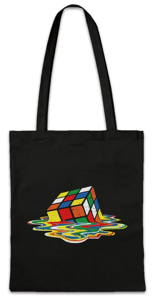 Urban Backwoods Beuteltasche Cube Meltdown Stofftasche Zauberwürfel 80s Magic Speed Cubing Cuber (1-tlg), Speedcube Algorithm Cube Würfel