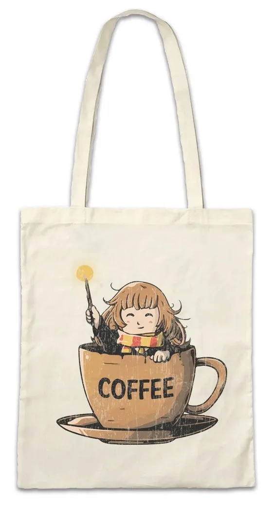 Urban Backwoods Beuteltasche Cup Of Coffee Stofftasche Hermine Harry Formula Caffeine Potter Kaffee (1-tlg), Granger Geek Nerd Science