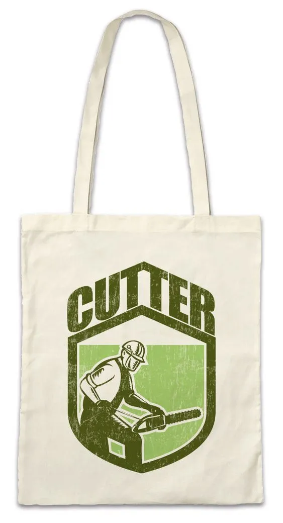 Urban Backwoods Beuteltasche Cutter Stofftasche Holzfäller Axt Waldarbeiter Förster Logger (1-tlg), Lumberjack Woodcutter Woodsman Forstarbeiter