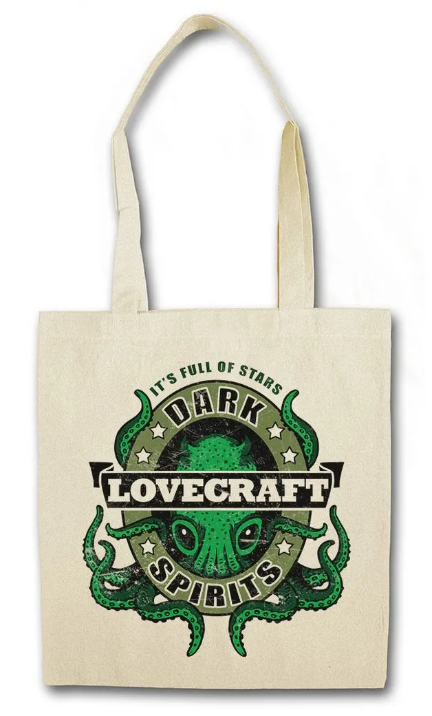 Urban Backwoods Beuteltasche Dark Lovecraft Stofftasche Cthulhu Call Horror Arkham H. P. Lovecraft (1-tlg), Miskatonic R´LYEH University Antarctic