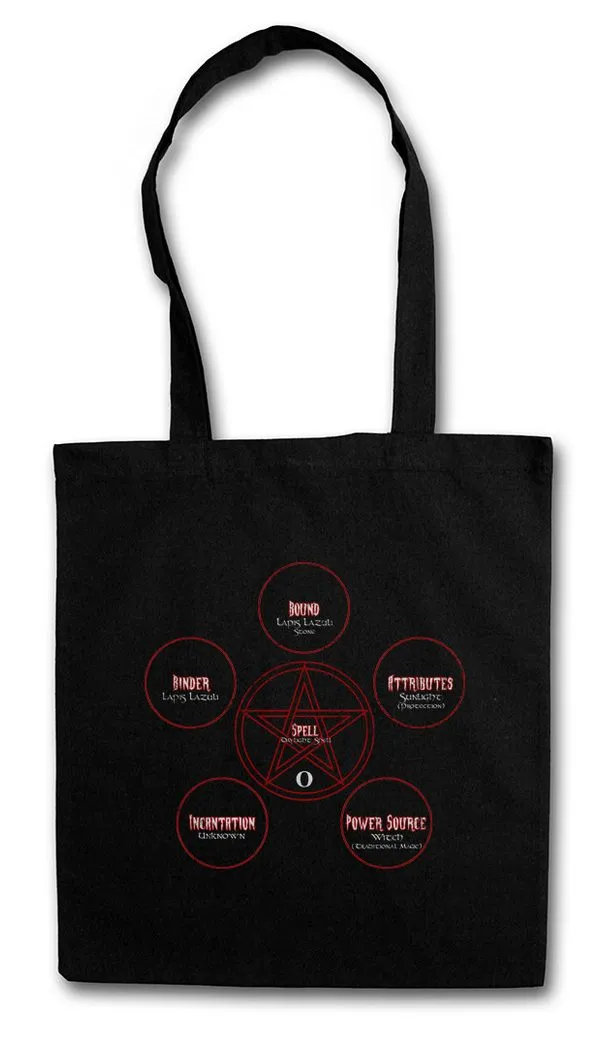 Urban Backwoods Beuteltasche Daylight Spell Stofftasche TV Vampire Ring Amulet Amulett Diaries (1-tlg), Tageslichtringe Vampir Blood Blut
