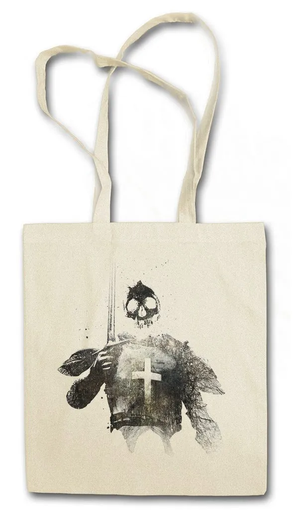 Urban Backwoods Beuteltasche Dead Templar Stofftasche Cross Templerkreuz Knight Ritter Ordo Orden (1-tlg), Crusade Crusader Kreuzritter Kreuzzug