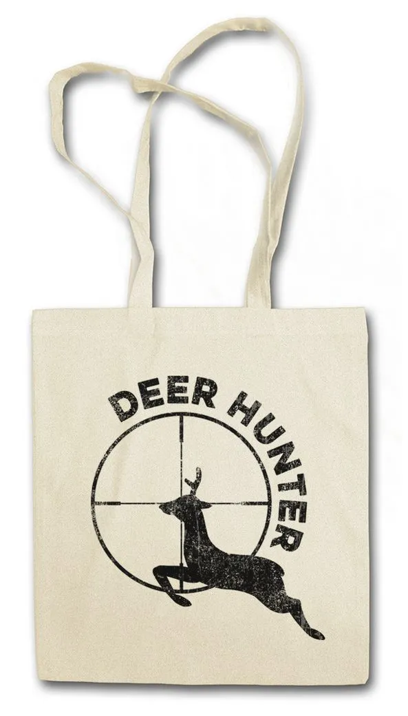 Urban Backwoods Beuteltasche Deer Hunter Stofftasche Hirsch Reh Jagd Jäger Bär Geweih Deer Bear (1-tlg), Hunt Geweih Sport Hunting