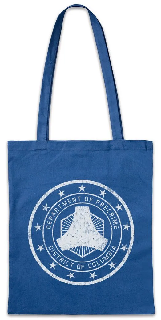 Urban Backwoods Beuteltasche Department of Precrime Stofftasche Minority Symbol Sign Report Company (1-tlg), Movie John Behörde Service