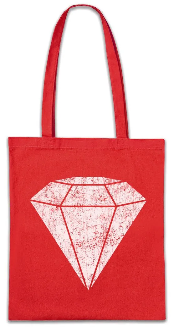 Urban Backwoods Beuteltasche Diamond II Stofftasche Diamant Rap Hip Hop Pin Up Rockabella Tattoo (1-tlg), Rich Gangster Rockabilly Pin-Up
