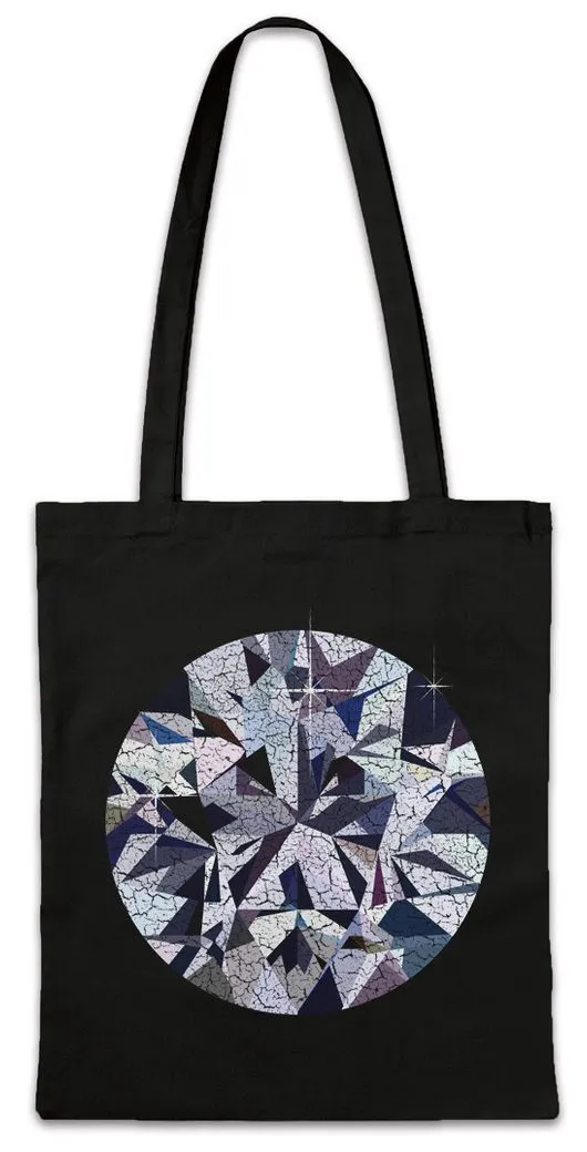Urban Backwoods Beuteltasche Diamond III Stofftasche Diamant Rap Hip Hop Pin Up Rockabella Tattoo (1-tlg), Rich Gangster Rockabilly Pin-Up