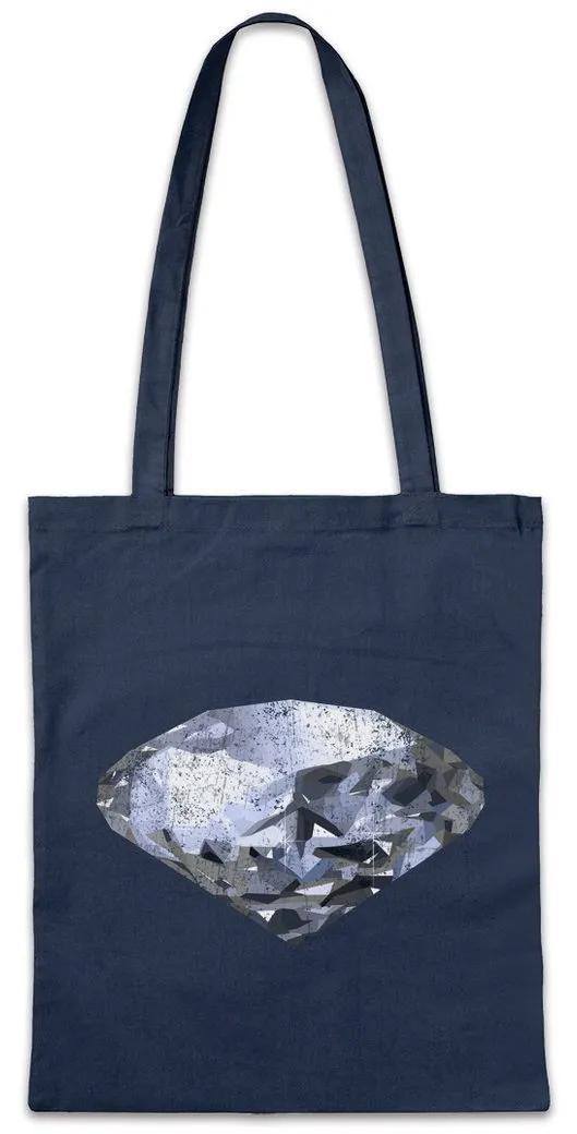 Urban Backwoods Beuteltasche Diamond IV Stofftasche Diamant Rap Hip Hop Pin Up Rockabella Tattoo (1-tlg), Rich Gangster Rockabilly Pin-Up