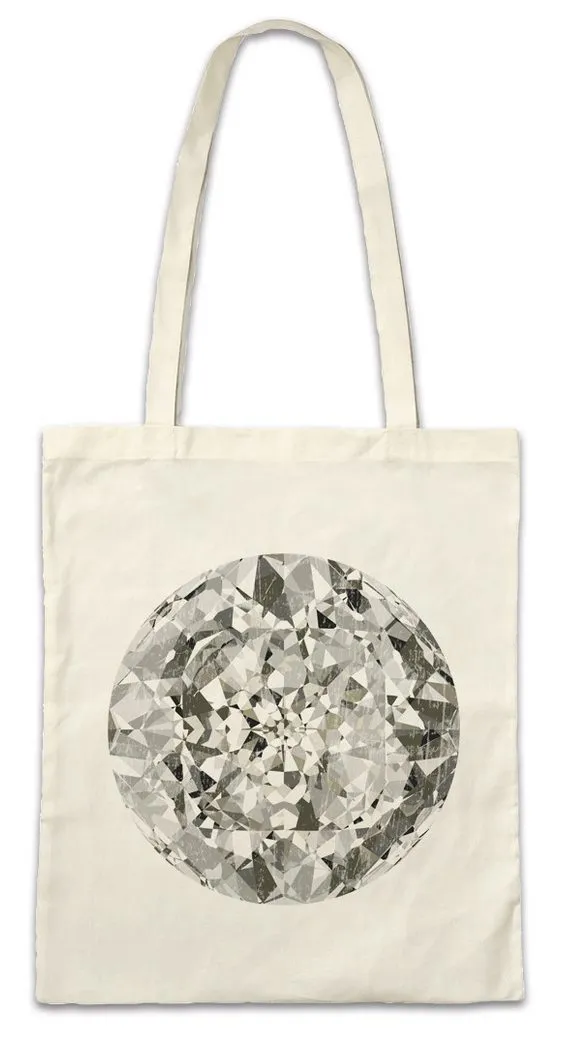 Urban Backwoods Beuteltasche Diamond VI Stofftasche Diamant Rap Hip Hop Pin Up Rockabella Tattoo (1-tlg), Rich Gangster Rockabilly Pin-Up