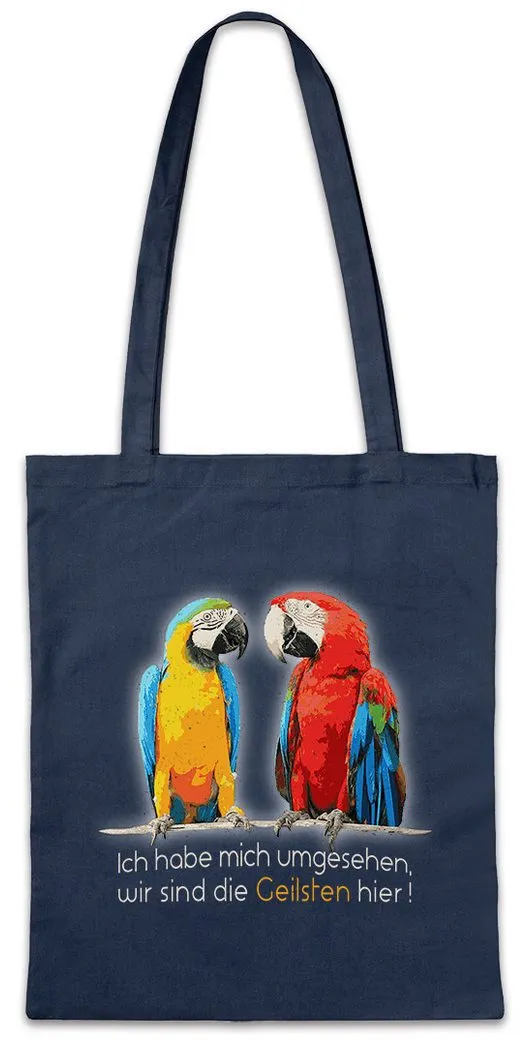 Urban Backwoods Beuteltasche Die Geilsten Stofftasche Fun Papagei Vogel Zoo Verein Papagei (1-tlg), Vogelzüchter Züchter Vögel Graupapagei