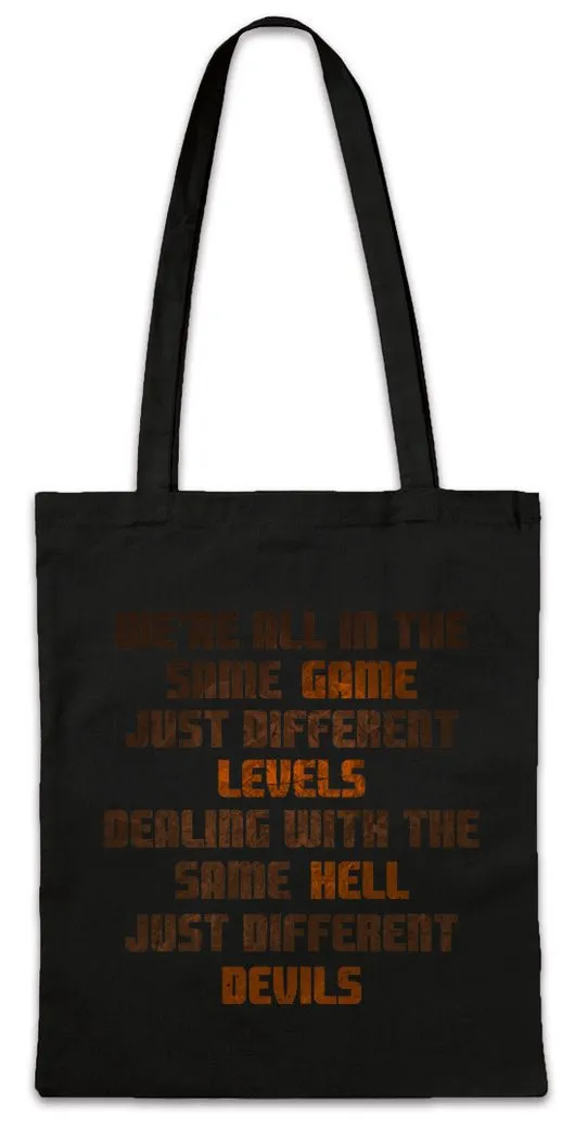 Urban Backwoods Beuteltasche Different Levels Dealing With Stofftasche Red Beauty in the Broken (1-tlg), Rhiannon Redemption Song Dead