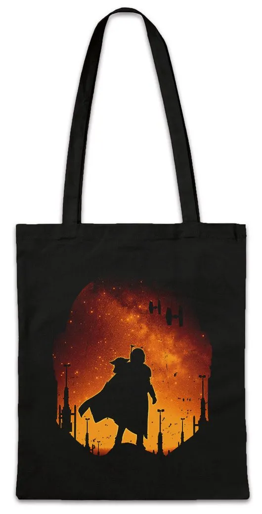 Urban Backwoods Beuteltasche Djarin Landscape Stofftasche Star Din Rebel Mandalorian Wars Baby Yoda (1-tlg), X Grogu Wing Alliance