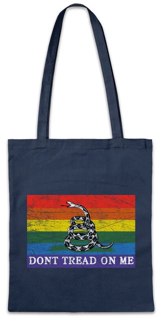 Urban Backwoods Beuteltasche Dont Tread On Me Pride Flag Stofftasche Fun Gay Schwul Homosexuell (1-tlg), Homosexual LGBTQ Lesbisch Lesbian