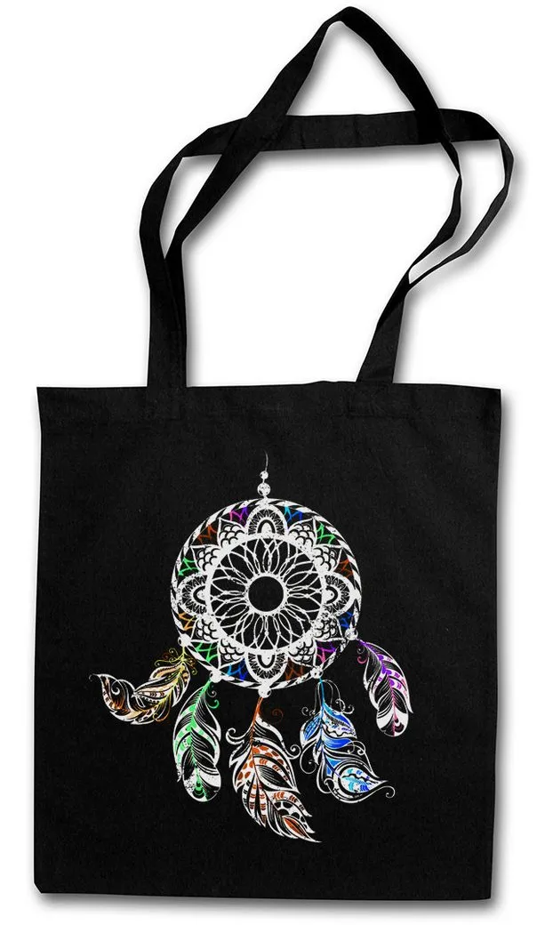 Urban Backwoods Beuteltasche Dreamcatcher II Stofftasche Traumfänger Indiander Azteken Apachen (1-tlg), Native Reservation Art Western