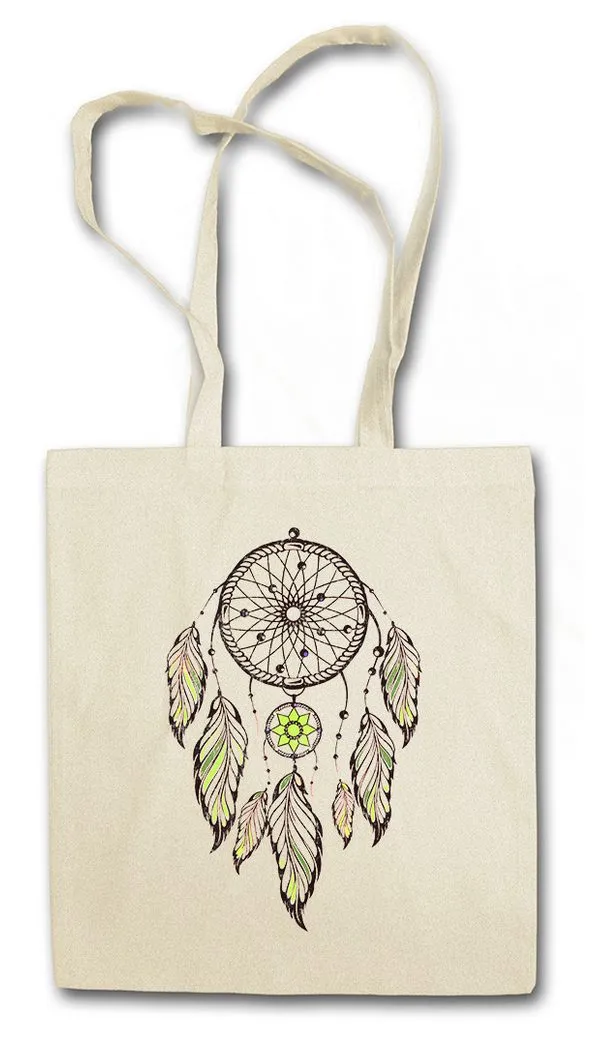 Urban Backwoods Beuteltasche Dreamcatcher III Stofftasche Traumfänger Indiander Azteken Apachen (1-tlg), Dream Catcher Asabikeshiinh Native
