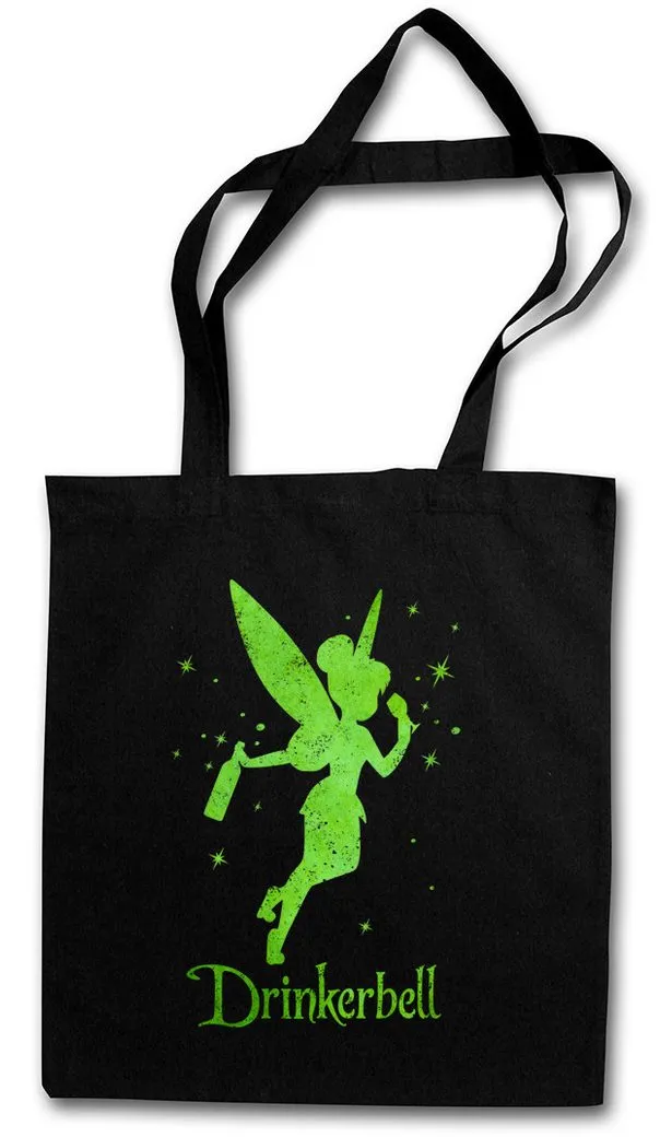 Urban Backwoods Beuteltasche Drinkerbell Stofftasche Karneval Alkohol Kostüm Hangover Drunk Beer (1-tlg), Fasching Fassenacht Costume Alcohol