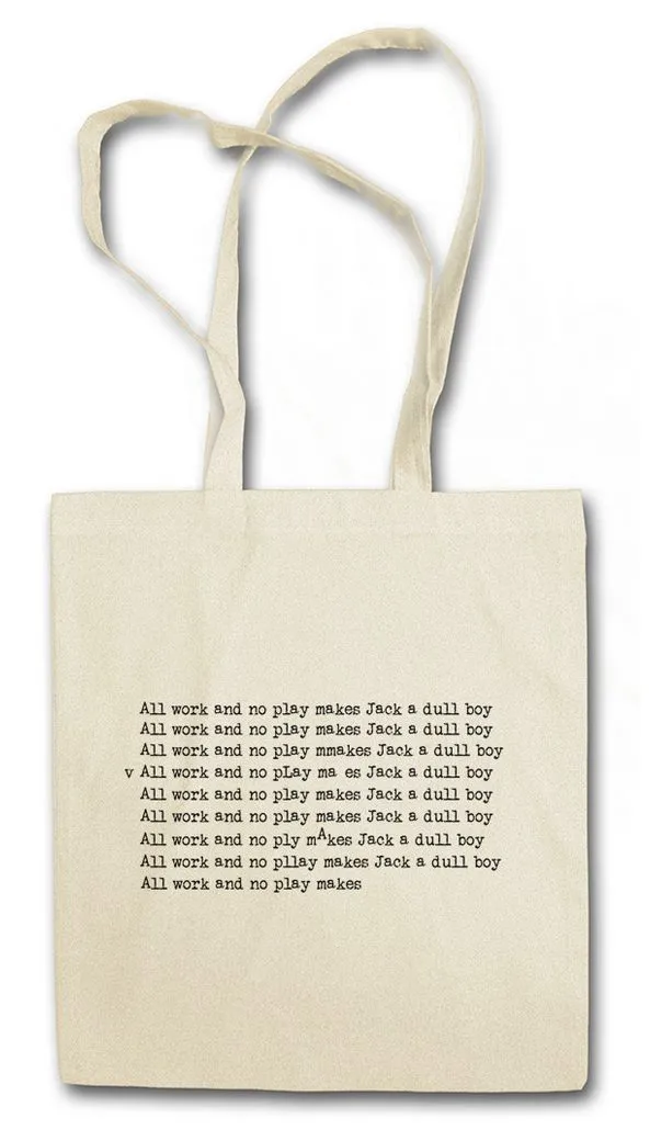 Urban Backwoods Beuteltasche Dull Jack Stofftasche Boy Horror Shining Redrum Torrace Overlook Hotel (1-tlg), Movie Film Psycho Thriller