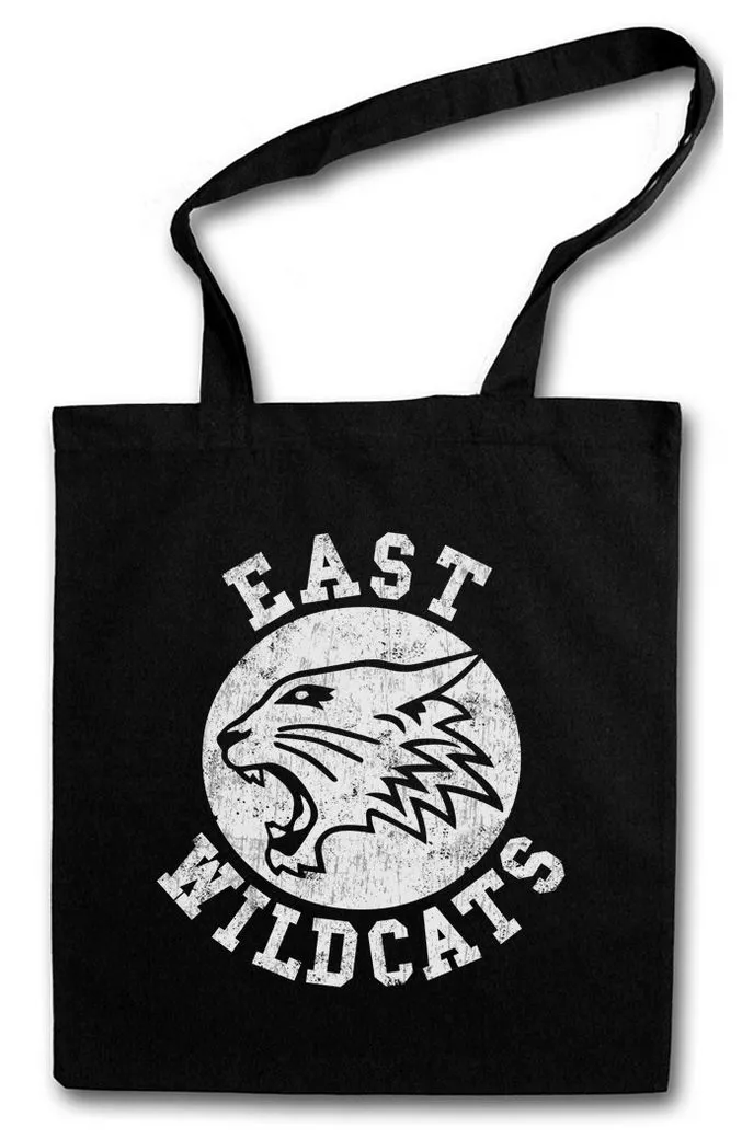 Urban Backwoods Beuteltasche East Wildcats Stofftasche High School Basketball Musical Katzen Team (1-tlg), Symbol Sign Logo Mannschaft