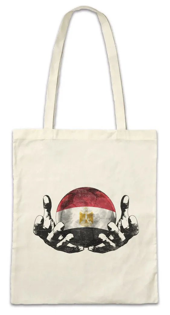 Urban Backwoods Beuteltasche Egypt Football Magic Ball Stofftasche Ägypten Ägyptisch Ägyptische (1-tlg), Fahne Egyptian Fußball Fussball