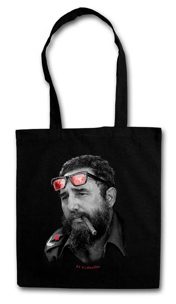 Urban Backwoods Beuteltasche El Caballo Stofftasche Cuba Kuba Guerilla Che Guevara Demo Castro (1-tlg), Revolution Fidel Kult Sozialismus