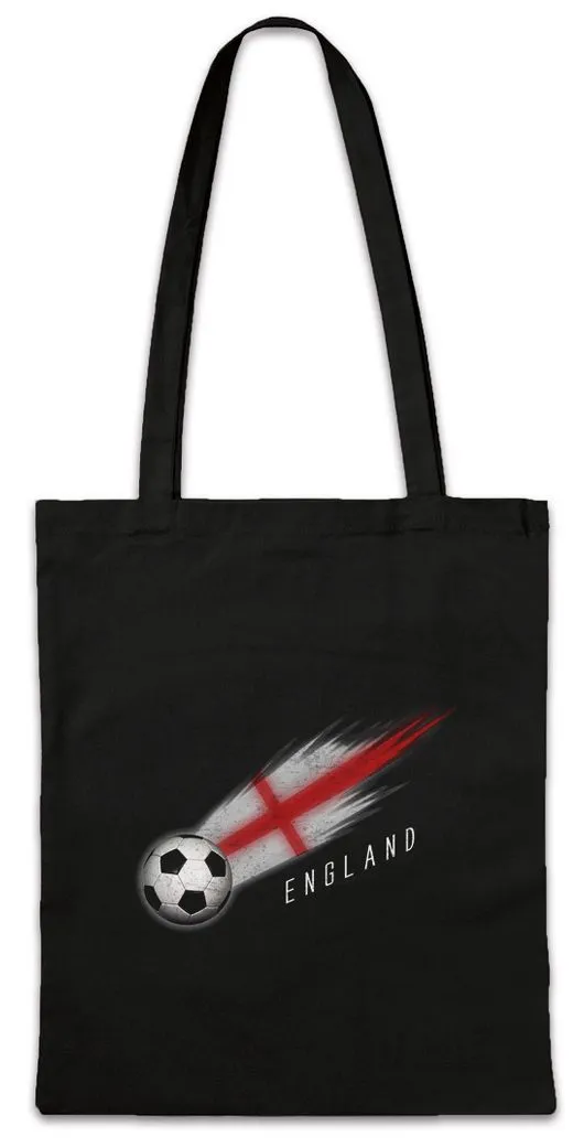 Urban Backwoods Beuteltasche England Football Comet I Stofftasche Englisch Fußball Socer Fussball (1-tlg), Uk United Kingdom Team