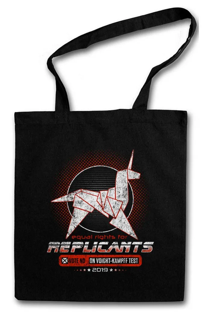 Urban Backwoods Beuteltasche Equal Rights For Replicants Stofftasche Voight Kampff Interrogation (1-tlg), Ltd Blade Company Runner