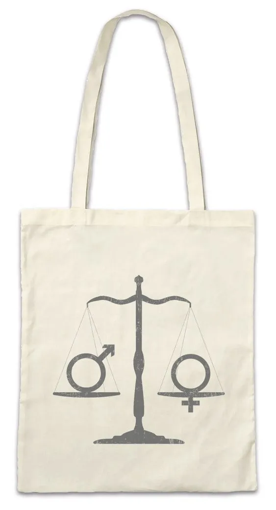 Urban Backwoods Beuteltasche Equality Stofftasche Venus Fist Sign Symbol Logo Women Frauen March (1-tlg), Revolution Emanzipation Rechte Feminism