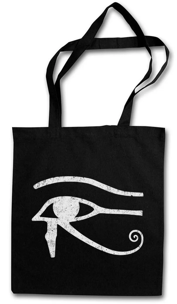 Urban Backwoods Beuteltasche Eye Of Horus II Sign Stofftasche Horusauge Ra Auge Falcon Sun God (1-tlg), Sonnengott Pharao Seth Ägypten