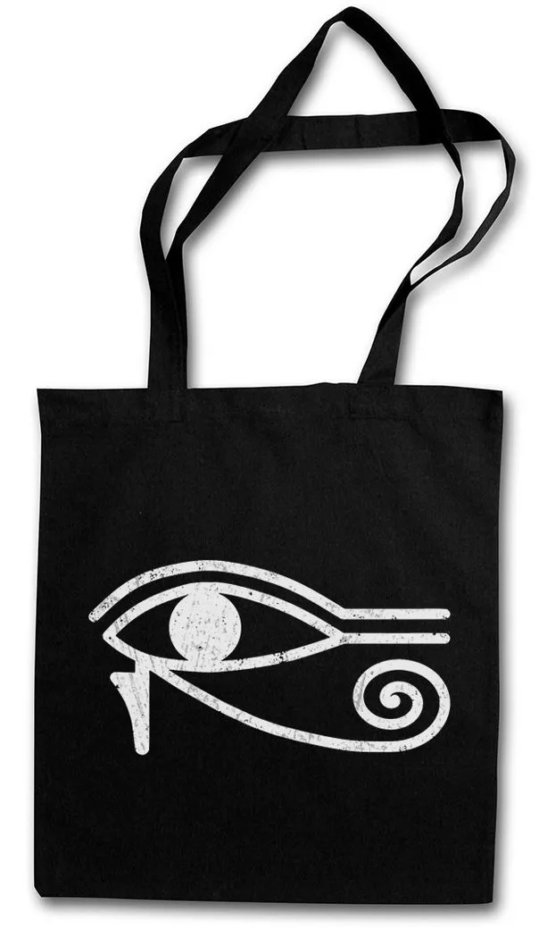Urban Backwoods Beuteltasche Eye Of Ra II Sign Stofftasche Horusauge Auge Falcon Sun God Horus (1-tlg), Sonnengott Pharao Seth Ägypten