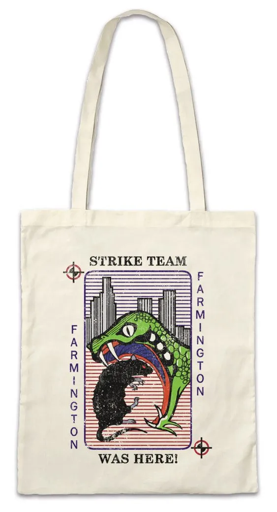 Urban Backwoods Beuteltasche Farmington Strike Team Card Stofftasche Kurt Vic Mackey The Shield (1-tlg), Sutter Gesetz Der Gewalt