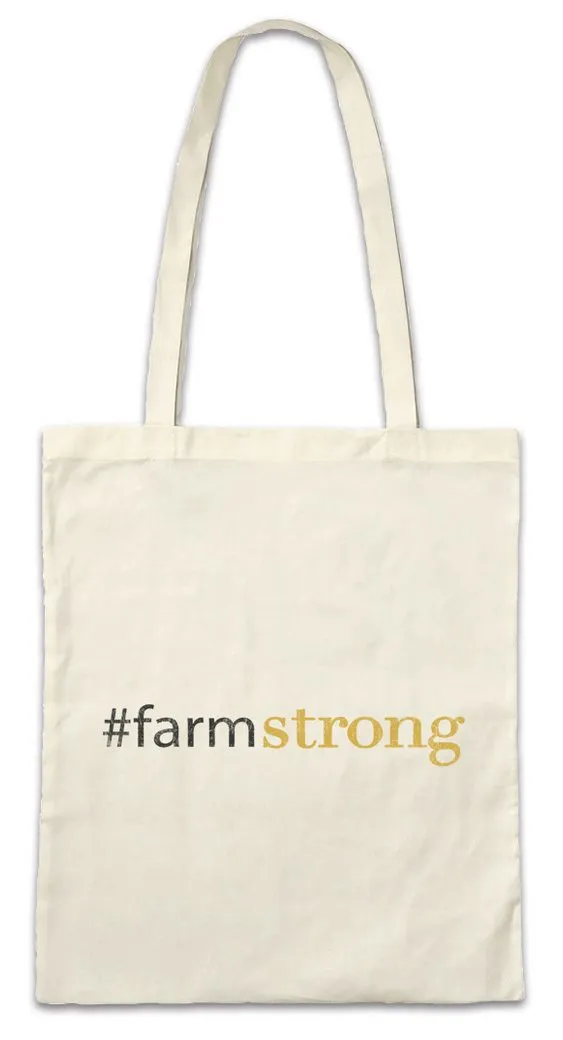 Urban Backwoods Beuteltasche #farmstrong Stofftasche Modern Sitcom Family Philip Humphrey Shirt (1-tlg), „Phil“ Dunphy Farm Strong