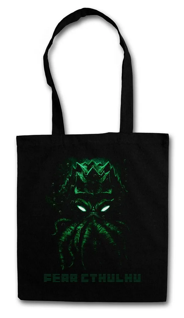 Urban Backwoods Beuteltasche Fear Cthulhu Stofftasche Call Horror Arkham H. P. Lovecraft Miskatonic (1-tlg), Horror Monster Innsmouth Azathoth