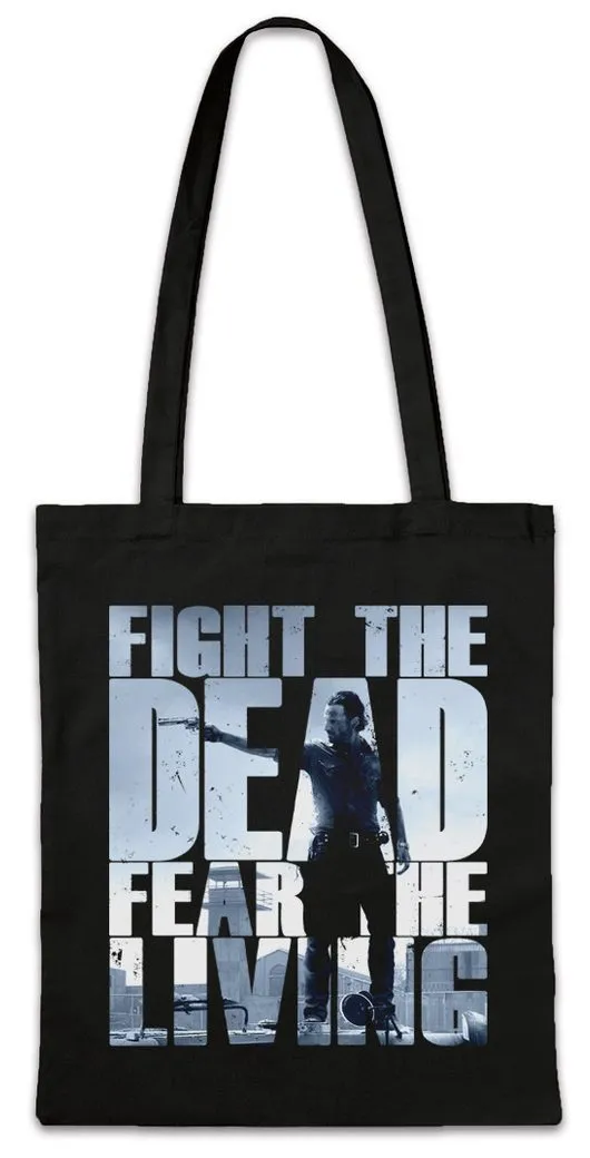 Urban Backwoods Beuteltasche Fight The Dead Fear The Living III Stofftasche Walking Rick Grimes (1-tlg), Zombie Walker Day of
