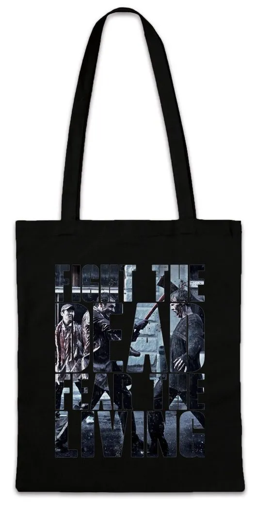 Urban Backwoods Beuteltasche Fight The Dead Fear The Living Stofftasche Zombie The Walking Walkers (1-tlg), Daryl Living Zombies Dixon
