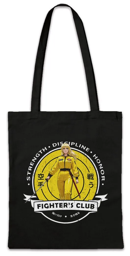 Urban Backwoods Beuteltasche Fighter's Club Bill II Stofftasche Eastern Kill Martial Arts Assasin (1-tlg), Samurai Kung Fu Tarantino
