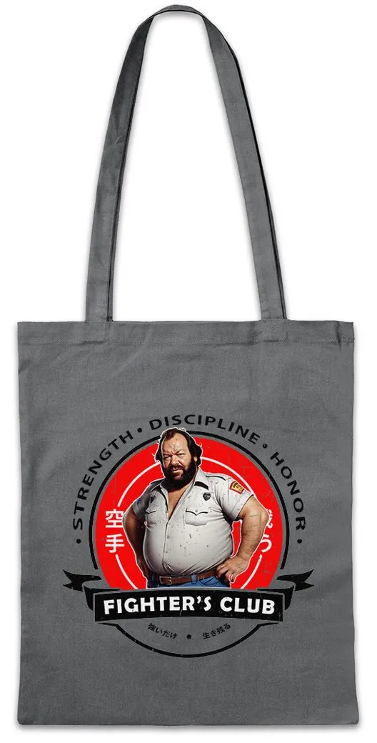 Urban Backwoods Beuteltasche Fighter's Club Bud I Stofftasche Buddy Mücke Bomber Fist Fight Spencer (1-tlg), Krokodil Nilpferd Spaghetti Western