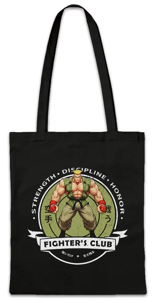 Urban Backwoods Beuteltasche Fighter's Club Guile II Stofftasche Fighter SF Karate Hadouken Ryu (1-tlg), Street Ken Kung Fu