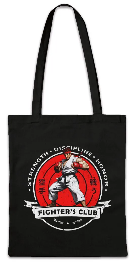 Urban Backwoods Beuteltasche Fighter's Club Ryu II Stofftasche Fighter SF Karate Hadouken Street (1-tlg), Ken Kung Fu Martial
