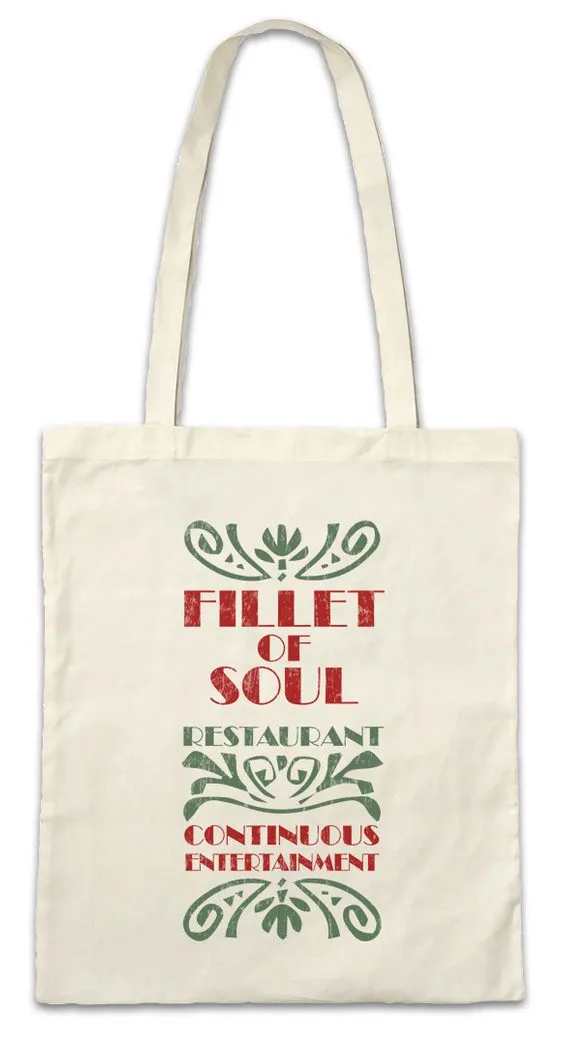 Urban Backwoods Beuteltasche Fillet Of Soul Restaurant Stofftasche James Sign Logo Spot Symbol Bar (1-tlg), Bond Live And Leben