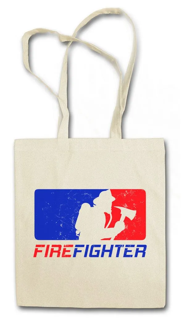 Urban Backwoods Beuteltasche Firefighter Stofftasche Feuerwehr Fire Brigade Feuerwehrmann Axt Axe (1-tlg), Helm Helmet Volunteer Department