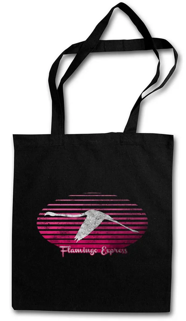 Urban Backwoods Beuteltasche Flamingo Express Stofftasche Herz Heart Flamingo Herz Love Liebe (1-tlg), Unicorn Vogel Einhorn Prinzessin
