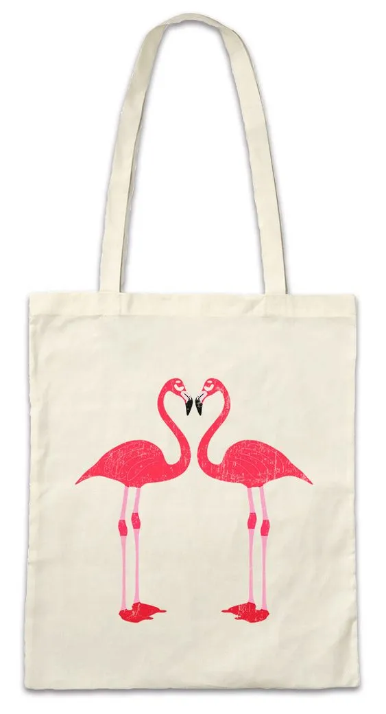 Urban Backwoods Beuteltasche Flamingo I Stofftasche Unicorn Vogel Einhorn Prinzessin Princess (1-tlg), Flamingos Animal Welfare Wildlife