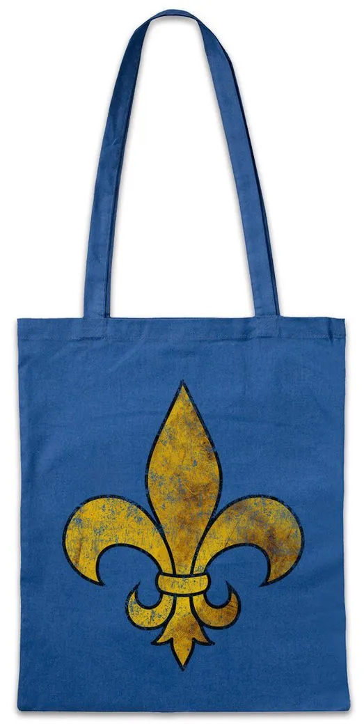 Urban Backwoods Beuteltasche Fleur De Lis Stofftasche Sol Royal Louis Frankreich Sun King Cross (1-tlg), König Bourbon Sonnenkönig French