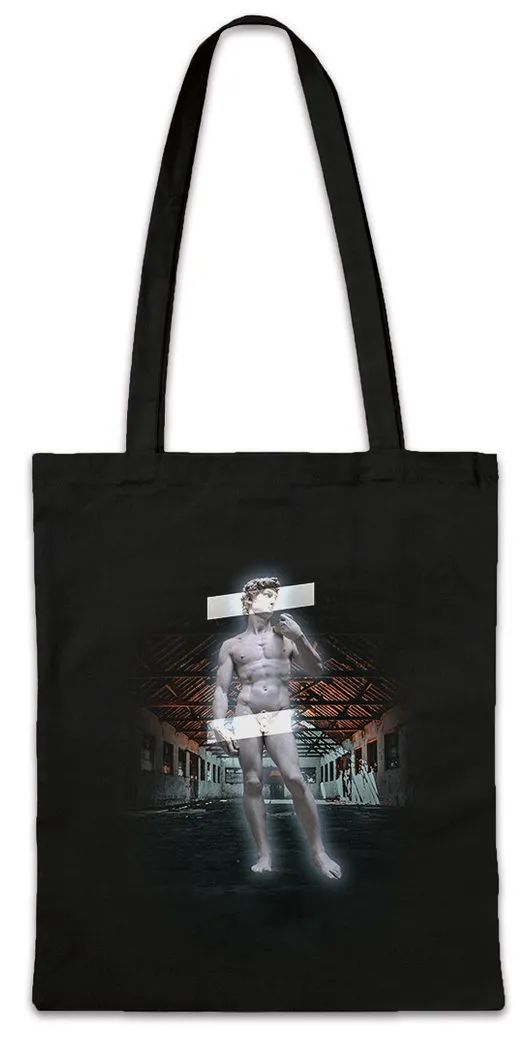 Urban Backwoods Beuteltasche Floating David Stofftasche Art Kunst Statue Classic Michelangelo (1-tlg), Streetart Fashion Industrial Look