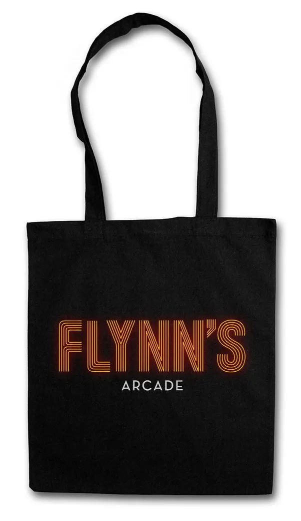 Urban Backwoods Beuteltasche Flynn`S Arcade Stofftasche Tron Encom Kult Retro City Flynn (1-tlg), International Computer Technology Corporation