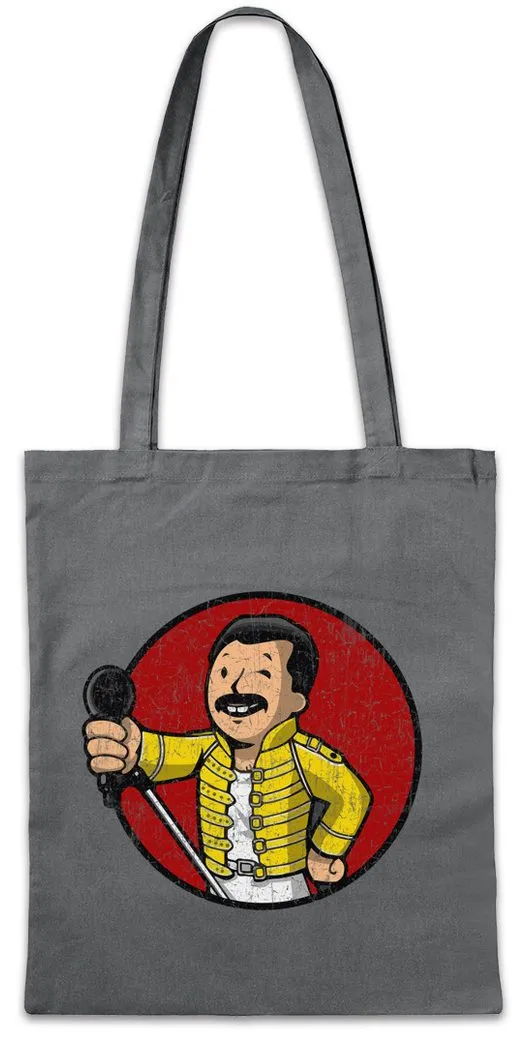 Urban Backwoods Beuteltasche Freddie Boy Stofftasche Freddie Music Sänger Gamer Mercury Nerd Geek (1-tlg), Queen We Will Gaming
