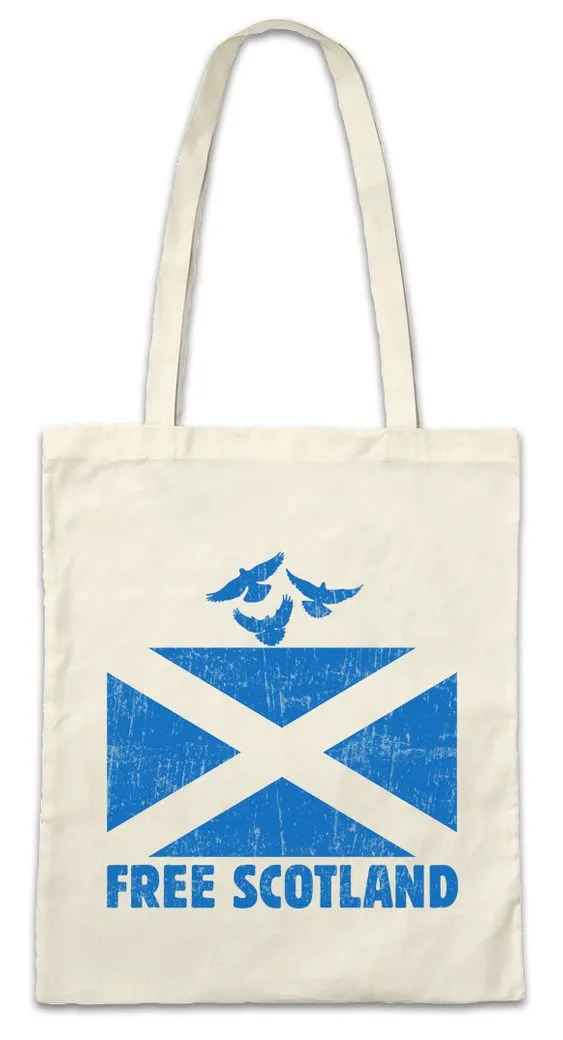 Urban Backwoods Beuteltasche Free Scotland Stofftasche Battle Schlacht Bannockburn 1314 William (1-tlg), Wallace Schottland Scotland Fahne