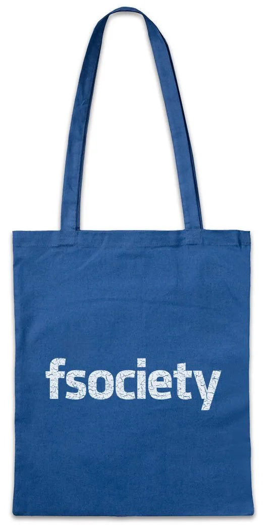 Urban Backwoods Beuteltasche fsociety Stofftasche Mr. Studiosa Robot TV Hacker Serie Allsafe Cyber (1-tlg), Security IT Nerd Geek