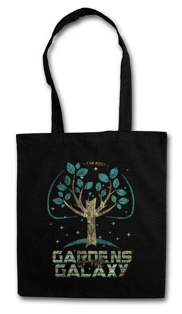 Urban Backwoods Beuteltasche Gardens Of The Galaxy Stofftasche Guardians Crossover Movie Comic (1-tlg), Groot Baby Tree Baum