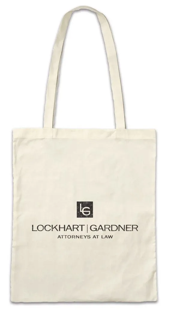 Urban Backwoods Beuteltasche Gardner Stofftasche The Logo Good Wife Alicia Florrick Will Sign Diane (1-tlg), Kanzlei Anwalt Richter Office