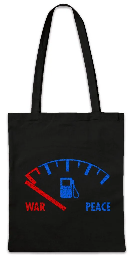 Urban Backwoods Beuteltasche Gas Wars Stofftasche Save World Green Energy Animal Welfare Protect (1-tlg), Protection Grün Klimaschutz Klimawandel